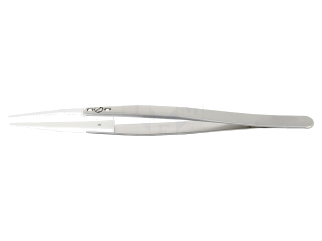 Pincet; 140mm; Bladen: smal; De vorm van de punt: plat; universeel Pincet; 140mm; Bladen: smal; De vorm van de punt: plat; universeel
